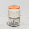 MODONG Multi-purpose Electric Garlic Masher; Chopper; Household Small Meat Grinder