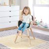 3-in-1 Convertible Wooden High Chair with Cushion